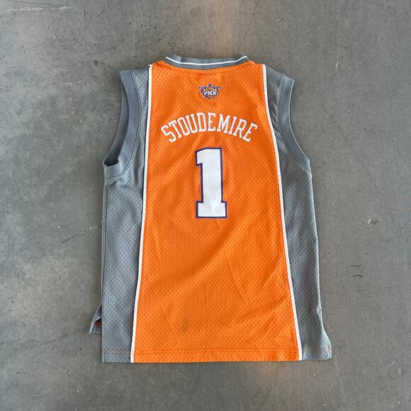 Vintage Y2K Phoenix Suns Stoudemire Jersey Adidas NBA Basketball Orange Youth M - Picture 1 of 5